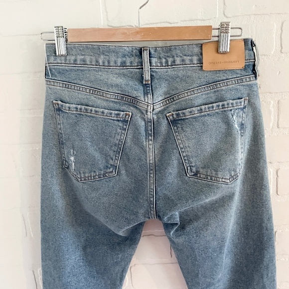 NWT COH Emerson Jeans Cigarette Light wash Blue Mobwife Rockstar Girlfriend 30 - Picture 11 of 13